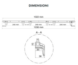 Key Automation Nylon Rack for Sliding Gates up to 800 Kg 1 MT