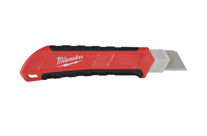 Milwaukee Snap Knife 25mm 48221962 coltellino lama a settori - vista laterale