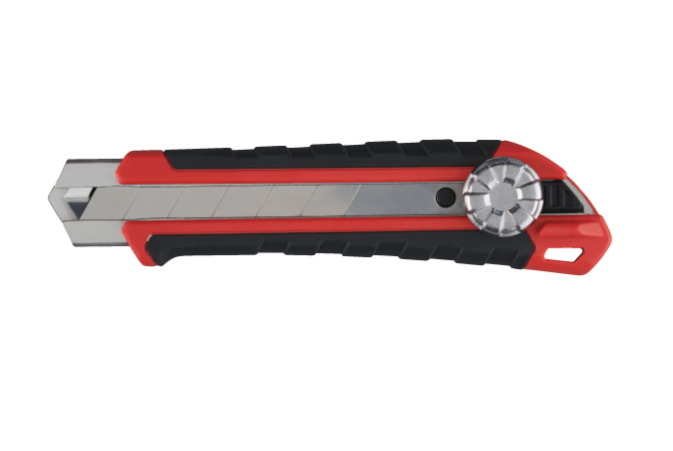 Milwaukee Snap Knife 25mm coltellino lama trapezoidale - vista laterale