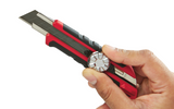 MILWAUKEE - Coltellino Lama a Settori Snap Knife 25mm 48221962 | 7 Settori | Blocco Metallo | Lama Carburo | Grip Gommato