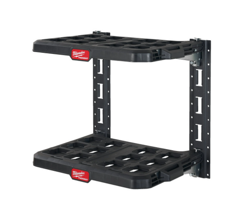 MILWAUKEE PACKOUT Scaffalatura Mobile - montaggio ripiano a parete