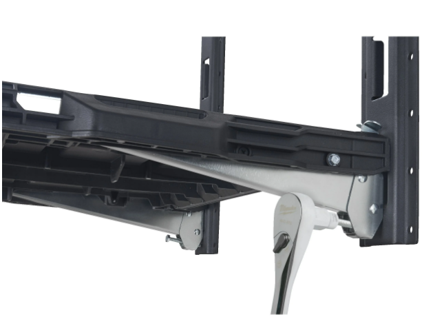 MILWAUKEE PACKOUT Scaffalatura Mobile - sistema completo con organizer e cassetta