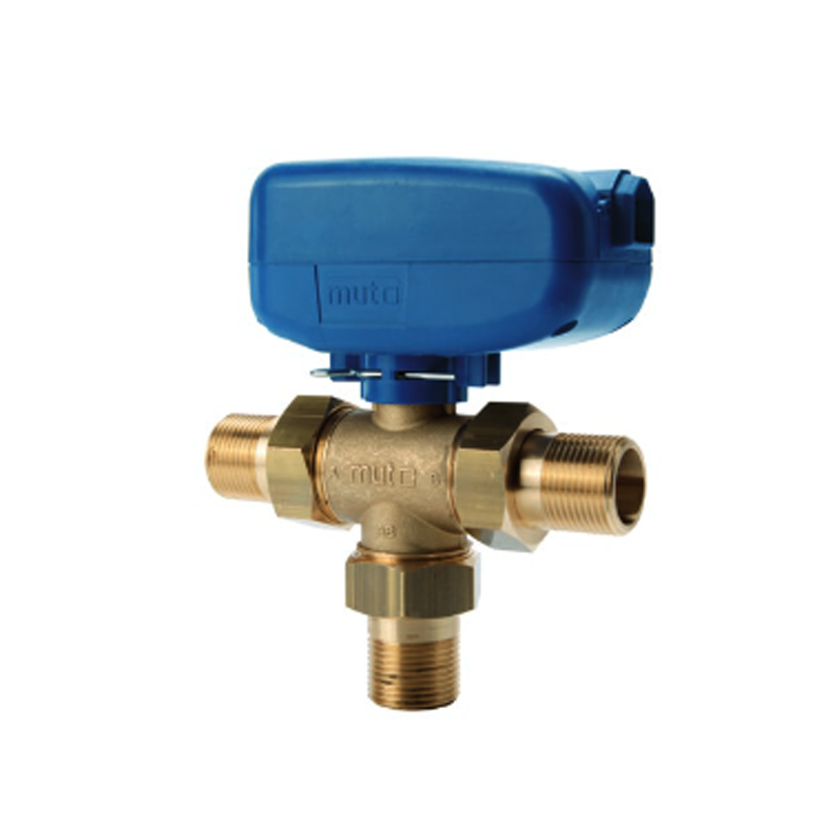 Valvola A Sfera Motorizzata DN32 G1-1/4 – Ottone 12V 6W – A 2 Vie, Controllo Flusso Per Fan Coil E Condizionamento – Con Attuatore A Motore Sincrono