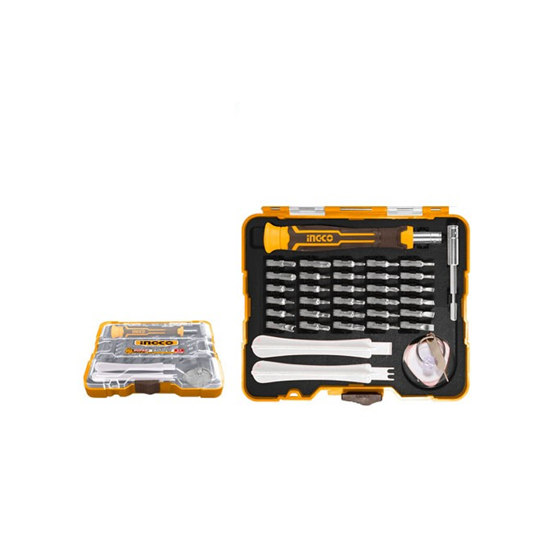 INGCO Set 37pz cacciaviti di precisone per smartphone e tablet