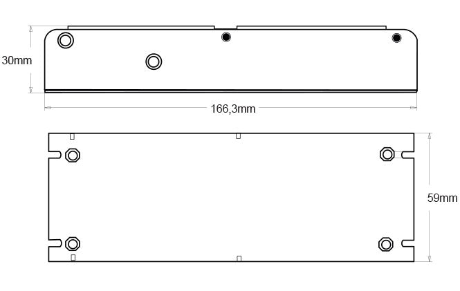 Alimentatore/trasformatore 24V DC 150W TR24150 - LEDCO