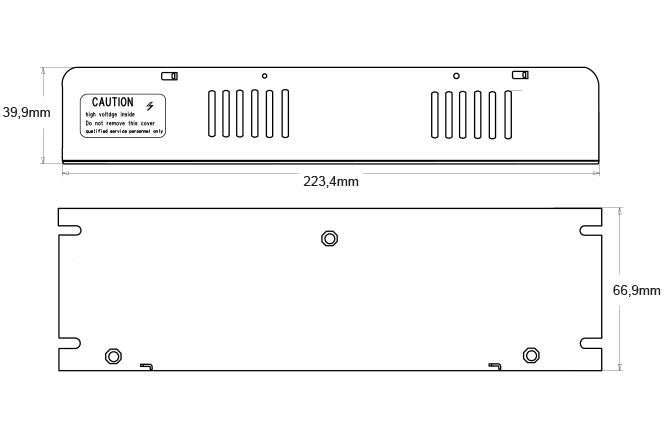 Alimentatore/trasformatore 24V DC 250W TR24250 - LEDCO