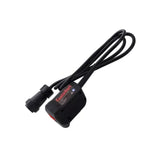 CASTELLARI VE900500 adattatore 12V/18V vista del corpo con cavo e connettore