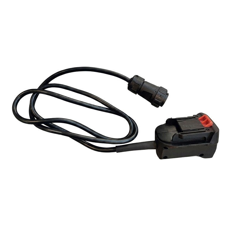 CASTELLARI VE900500 adattatore per abbacchiatore con innesto batteria e connettore cavo converter