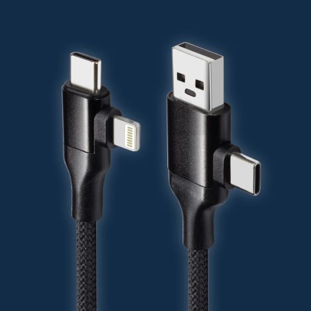 EUROMARKETING – Cavo Magnetico 4in1 IGZ303 | USB-C Lightning 3A 60W