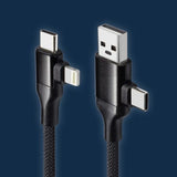 EUROMARKETING – Cavo Magnetico 4in1 IGZ303 | USB-C Lightning 3A 60W