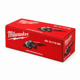 Confezione Milwaukee AG 10-115 EK su fondo bianco
