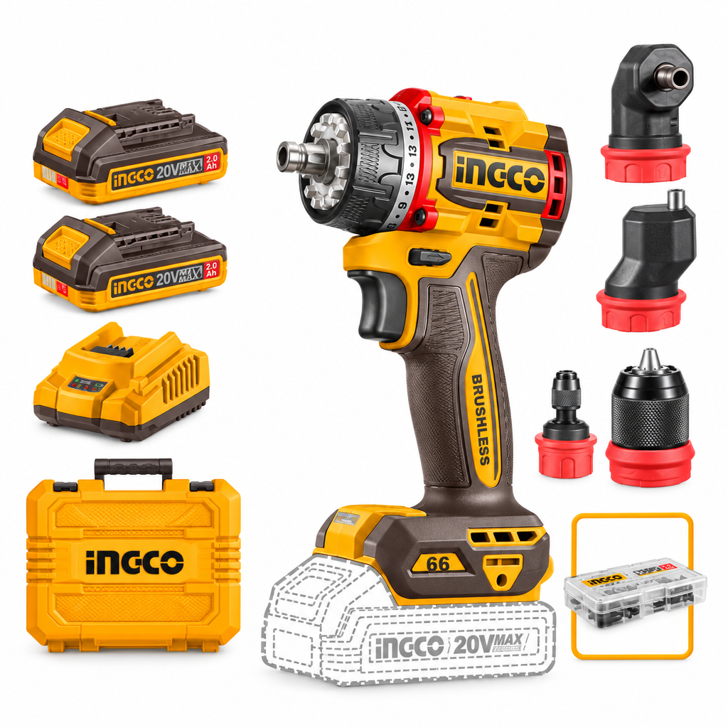Copertina kit trapano INGCO