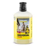 KÄRCHER RM 626 detergente universale flacone 1 litro Universal Cleaner bottiglia in plastica riciclata sfondo bianco