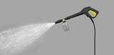 KÄRCHER FJ6 2.643-147.0 diffusore detergente con pistola idropulitrice e getto a ventaglio su sfondo grigio