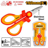 INGCO - Forbici Isolate HISS1601 | 1000V VDE/GS | EN60900 | 160mm | Lama Inox | Linea Industrial