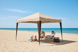 Gazebo beige 3x3m relax in spiaggia