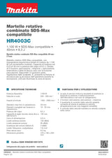 MAKITA - Smerigliatrice Angolare LXT DGA513RTJ | 18V Brushless | 125mm | Kit 2x BL1850B + DC18RC + Valigetta