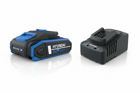 HYUNDAI 20V 2.0Ah Batteria + Caricabatterie