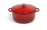 Casseruola Cocotte in ghisa tonda con coperchio 28cm 6 litri - Cucinotta La Nordica