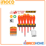 Isolierter Schraubendrehersatz 1000 V 6-teilig - INGCO 