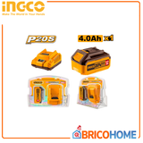 Kit Batteria + caricabatterie 4Ah (FBLI2002+FCLI2001E) INGCO