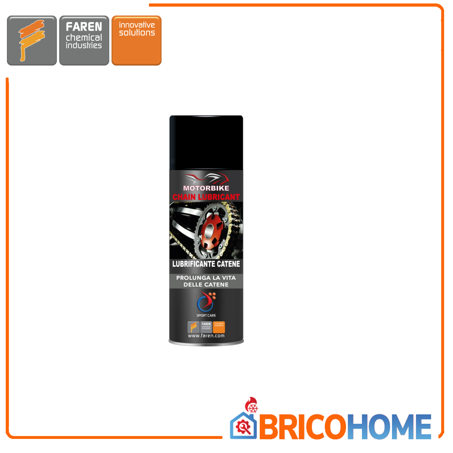 Grasso spray per catene | Lubrificante alta adesione 400 ml Grasso spray per catene | Lubrificante alta adesione 400 ml
