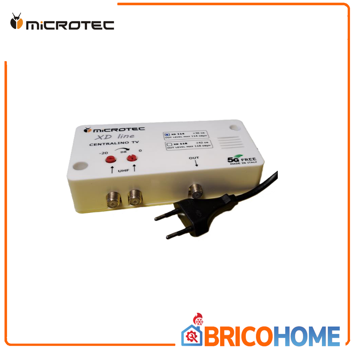 Centralino Antenna TV sottotetto SERIE XD - Microtec