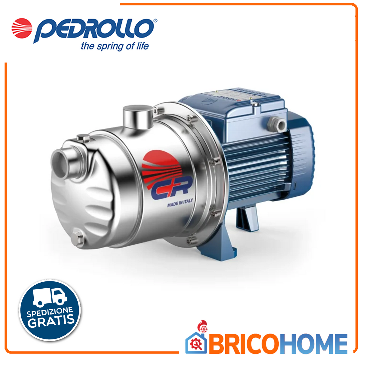 Elettropompe centrifughe multistadio orizzontali 2-5CR | Modello :  5CRm 100 - 1,25HP
