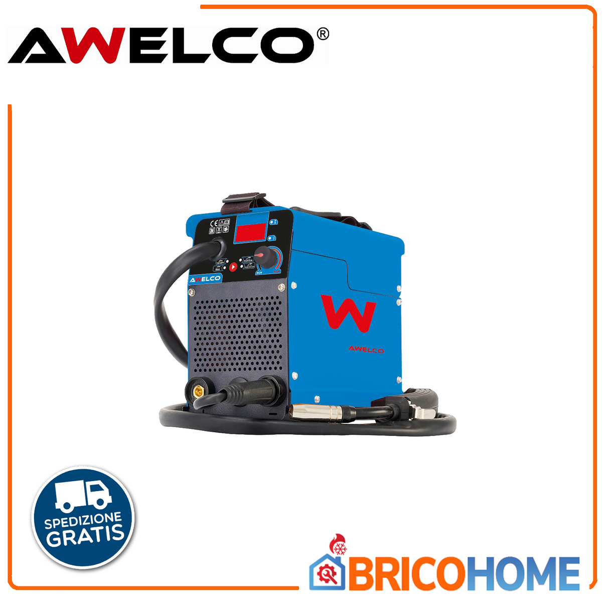 Awelco Saldatrice filo continuo senza gas COMPACT 163 IN 1 - 100A