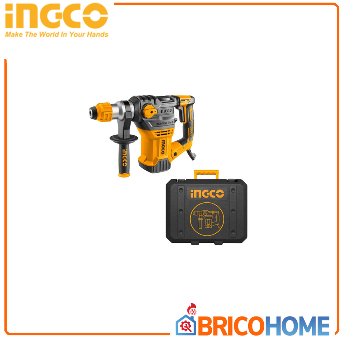 INGCO 1500W rotary demolition hammer