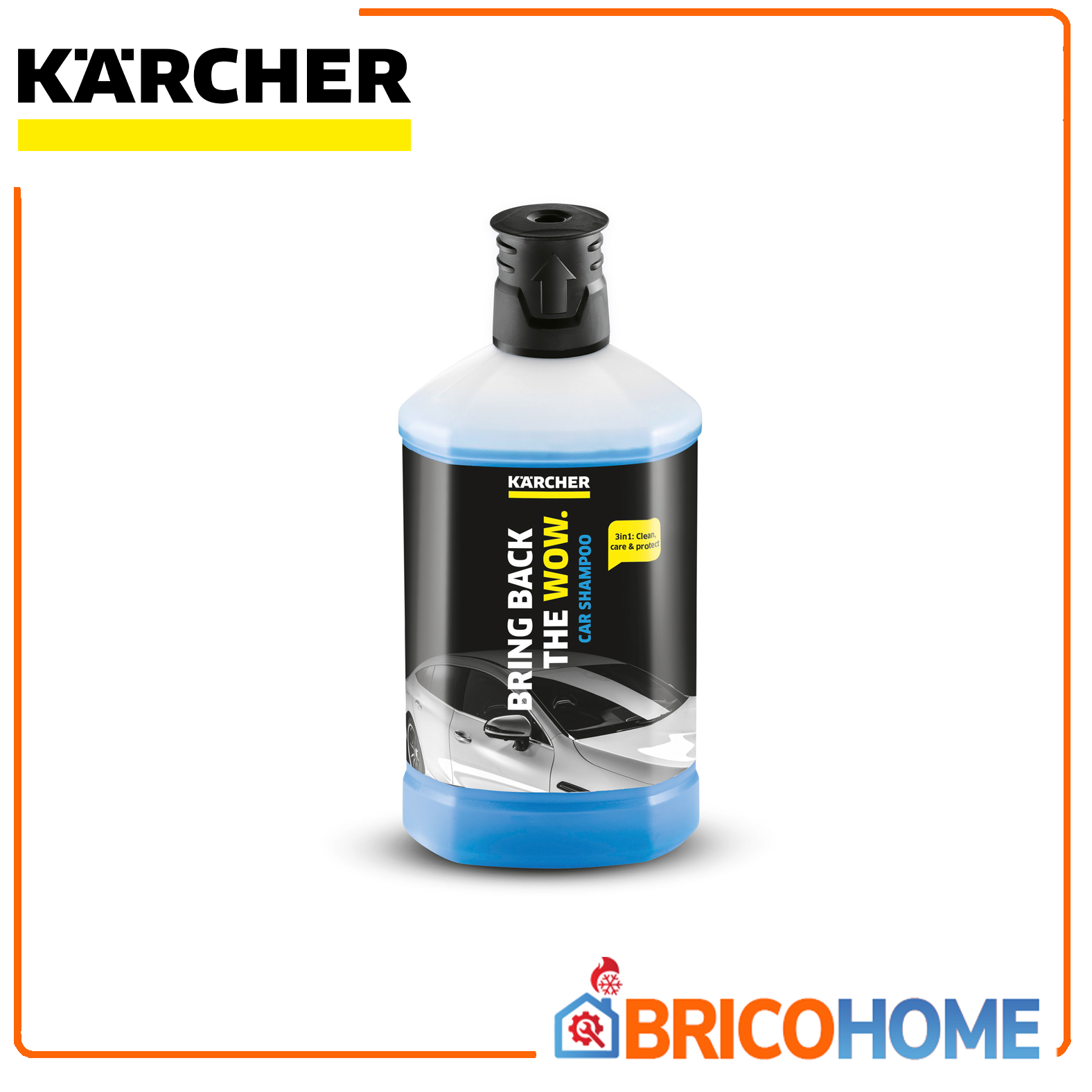 Shampoo detergente auto e moto 3 in 1 per idropulitrici - KARCHER