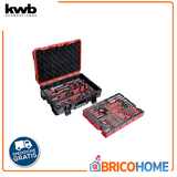 Valigetta con 80 utensili KWB con sistema E-Case