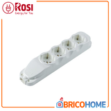 Multipresa senza cavo 4 Bprese/Schuko 10/16A 2P+E 250V - ROSI