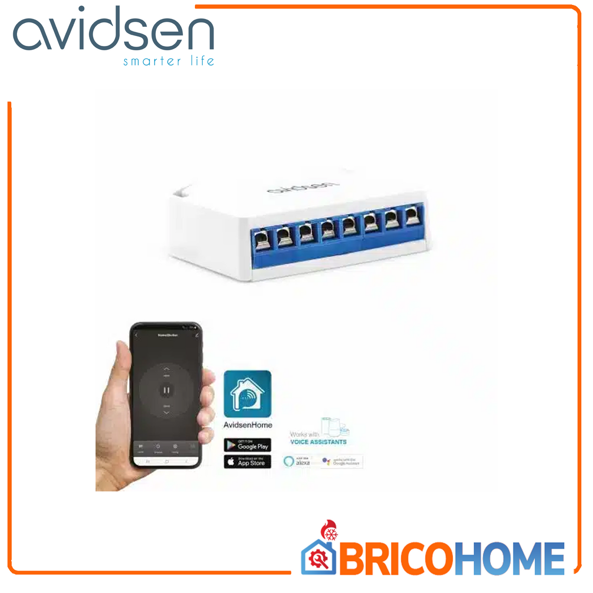 Avidsen Modulo di Comando WiFi per Tapparelle cablate HomeShutter 127046