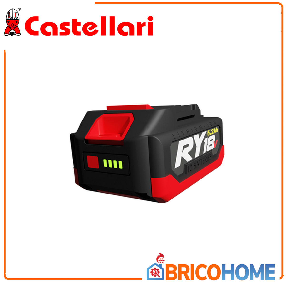 Castellari Batteria al litio da 18V 5.2Ah - RY01B