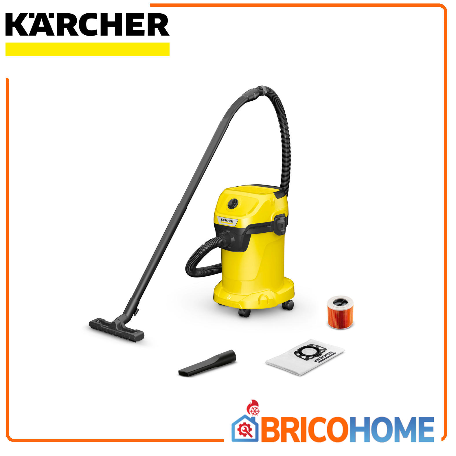 10 Sacchetti Filtro Per Aspirapolvere K&auml;rcher WD 7.300, 7.500, 7300, 7500 - Compatibili K925