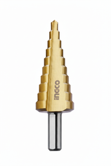 INGCO punta trapano gradino 4-22mm HSS titanio sfondo bianco senza scritte