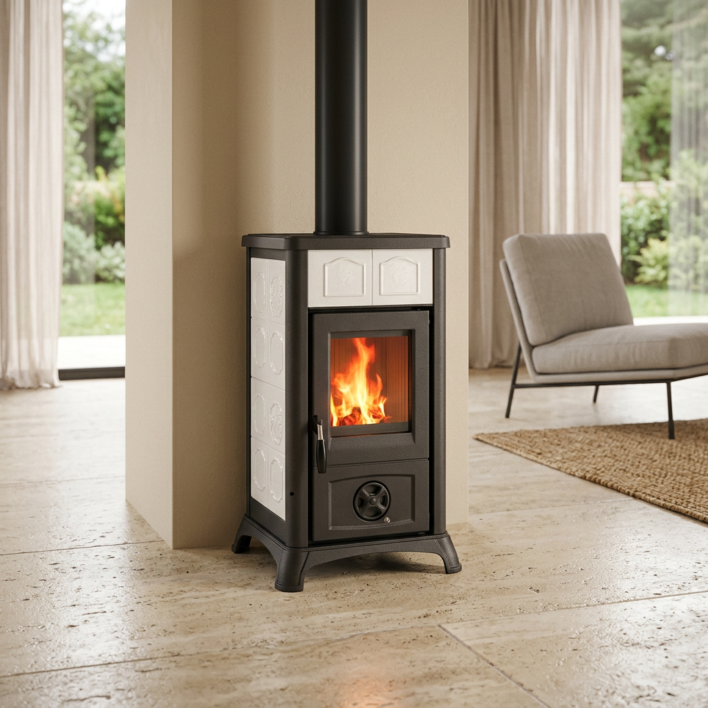 LA NORDICA GEMMA.16 CERAMICA ambientata in soggiorno