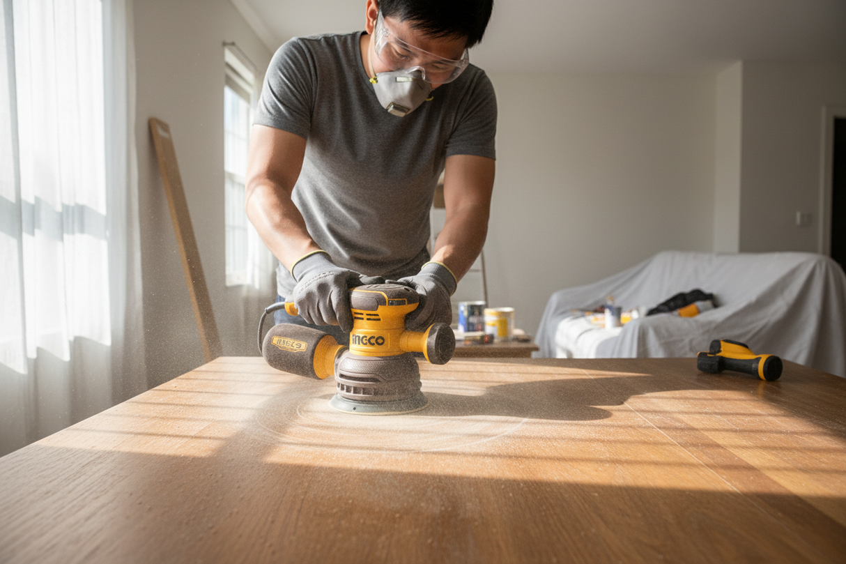 Levigatrice INGCO 450W levigatura tavolo in legno