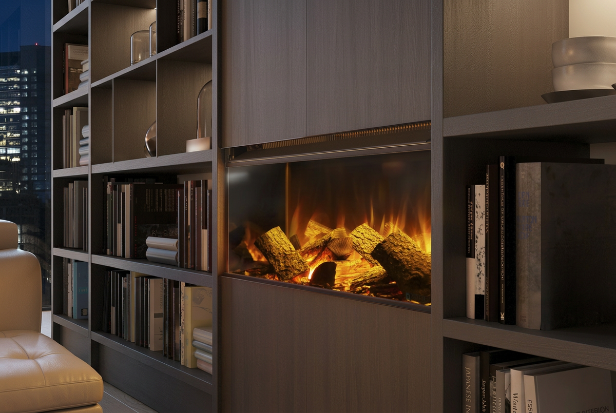 LUMEN 870, ambientazione ravvicinata con libreria