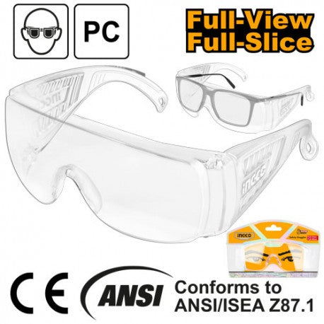 Transparente Schutzbrille