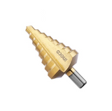 INGCO - Stufenkonusbohrer AKSDS10453 | 10-45 mm | 8 Stufen | HSS 4341 | Titanbeschichtung | Runder Schaft