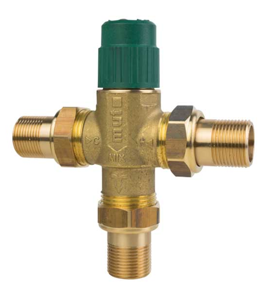 MUT - Valvola Miscelatrice Termostatica TWR RA 20E Solar 3/4'' | Solare Termico | 30-60°C | Ottone Con Bocchettoni