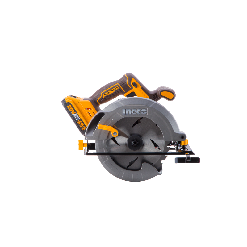 INGCO - Sega Circolare Brushless CSLI1851 | 20V P20S | 185mm | 4800 giri/min | Taglio 90° 65mm | Solo Corpo