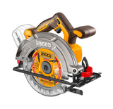 INGCO - Sega Circolare Brushless a Batteria CSLI1652 | 20V | 165mm | 5200 rpm | Taglio 90° 55mm | Solo Corpo P20S