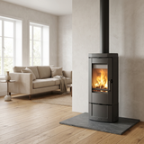 Stufa Candy EOS ambientata con proporzioni realistiche
