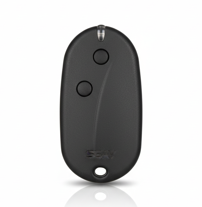 Telecomando SEAV vista frontale con pulsanti