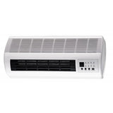 K180 Termoconvettore ceramico da muro bianco 1000/2000W con telecomando e display LCD