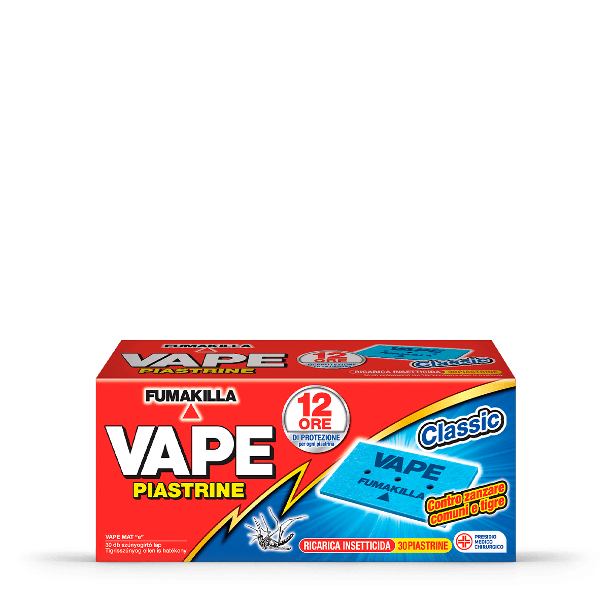 Liquido Antizanzare Vape VAPE Piastrine Antizanzare 30pz | Zanzara Comune e Tigre | 12 Ore | Liquido Antizanzare Vape VAPE Piastrine Antizanzare 30pz | Zanzara Comune e Tigre | 12 Ore |