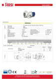 Industrial adapter CEE plug + 3 Biv sockets. Schuko 10/16A 